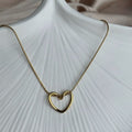 Minimal Heart Necklace