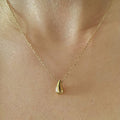 Gold Water Drop Necklace
