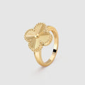 Golden Clover Ring