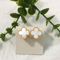 White Clover Earring