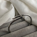 Cartier Silver Nail Bracelet